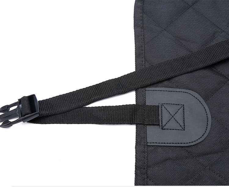 Dog Car Seat Cover Mesh Hammock Pet Carrier Back Seat Protector with Zipper Pocket