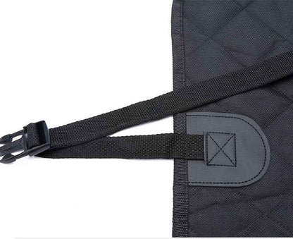 Dog Car Seat Cover Mesh Hammock Pet Carrier Back Seat Protector with Zipper Pocket