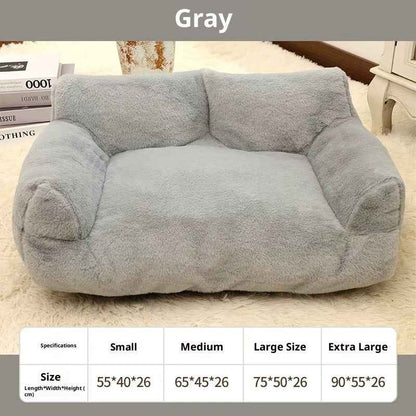 Rabbit Plush Pet Sofa Bed – Soft Comfort Nest for Dogs (S–XL)