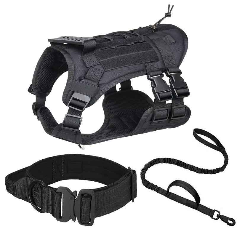 New Tactical Vest for Big Dogs Outdoor Splash‑Proof Adjustable Durable Pet Gear