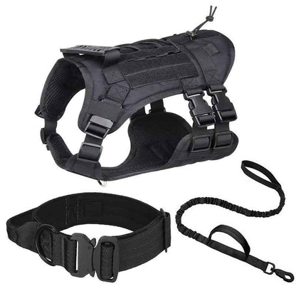 New Tactical Vest for Big Dogs Outdoor Splash‑Proof Adjustable Durable Pet Gear