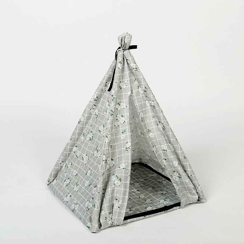 DIY Folding Tent Dog House with Mosquito Netting
