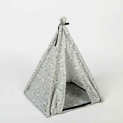 DIY Folding Tent Dog House with Mosquito Netting