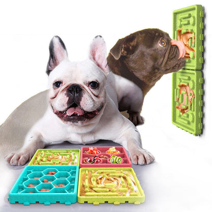 Hot Selling Pet Products: Dog Choke Proof Slow Food Bowl, Slow Food Bowl, Licking Combination Plate, Slow Treater