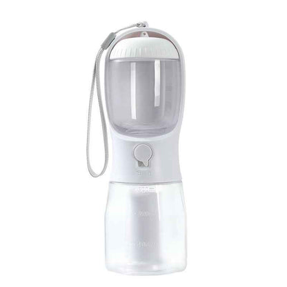 3‑in‑1 Dog Water Food Cup Portable Pet Bottle with Waste Bag Holder Travel