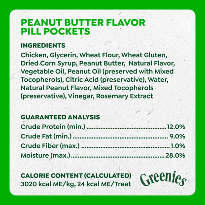 Greenies Pill Pockets for Large Dogs – Chicken Flavor, 15.8 oz