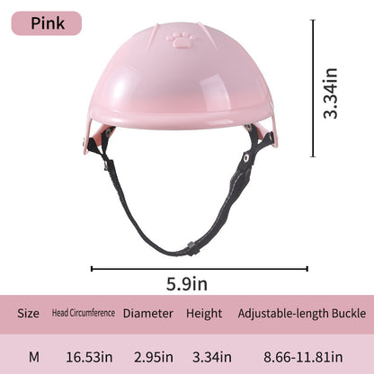 Pet Helmet New Pink Dog Cat Motorcycle Pet Dog Motorbike Sport Outdoor Pet Accessory Headwear