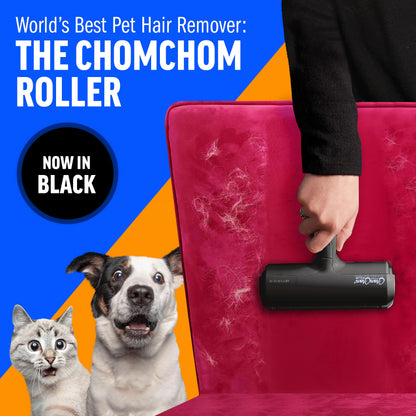 ChomChom Roller reusable pet hair remover white