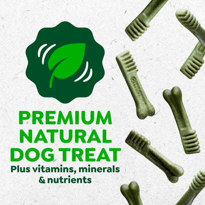 Greenies Teenie Natural Dental Dog Treats – Fresh Mint Flavor, 43 Count
