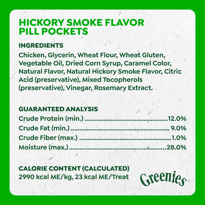 Greenies Pill Pockets for Large Dogs – Chicken Flavor, 15.8 oz