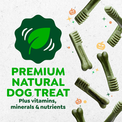 Greenies Teenie Natural Dental Dog Treats – Fresh Mint Flavor, 43 Count