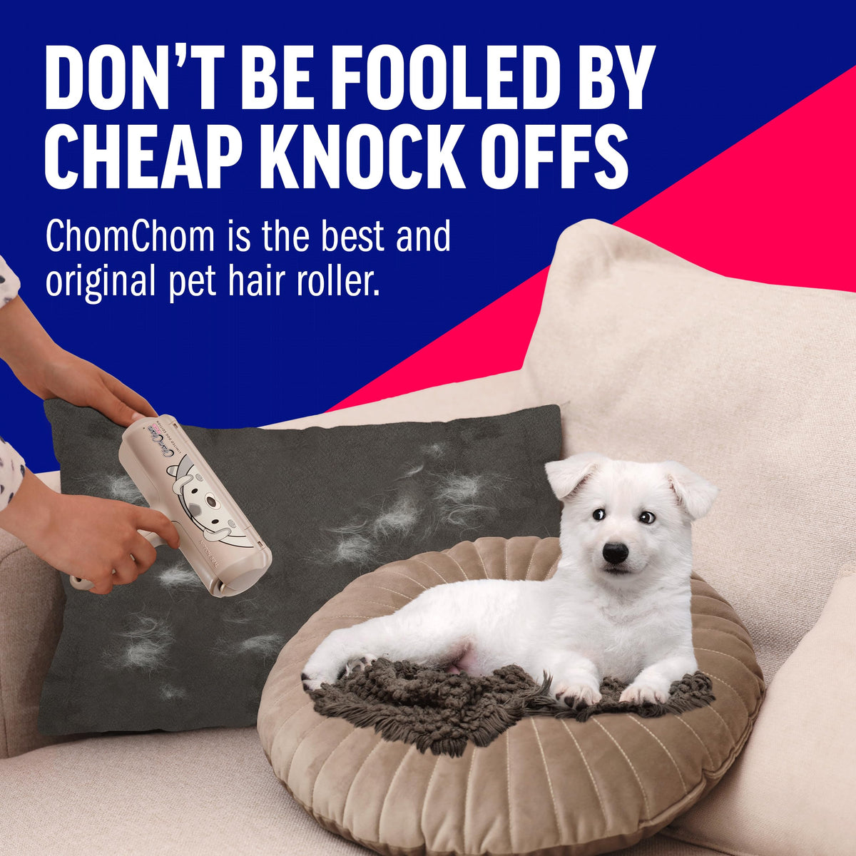 ChomChom Roller pet hair remover for carpet and car
