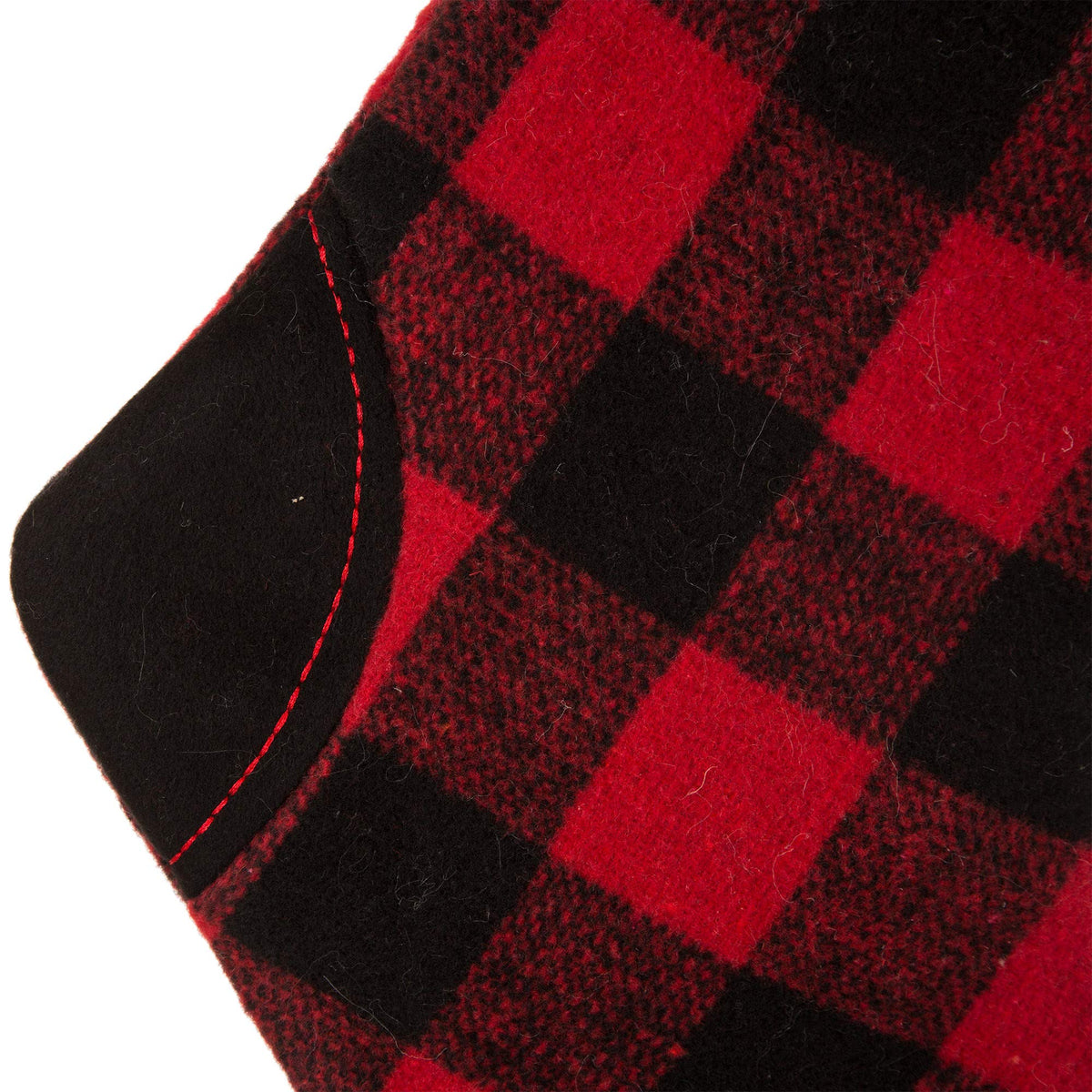 Glitzhome LED Christmas Stockings – 21" Embroidered Linen Stockings, 2-Pack