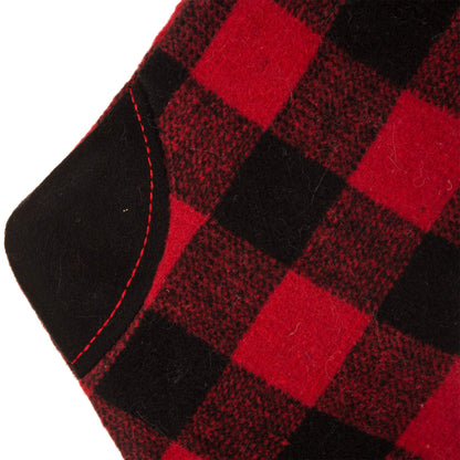 Glitzhome LED Christmas Stockings – 21" Embroidered Linen Stockings, 2-Pack