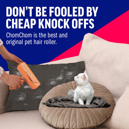 ChomChom Roller lint roller for cat and dog hair on furniture