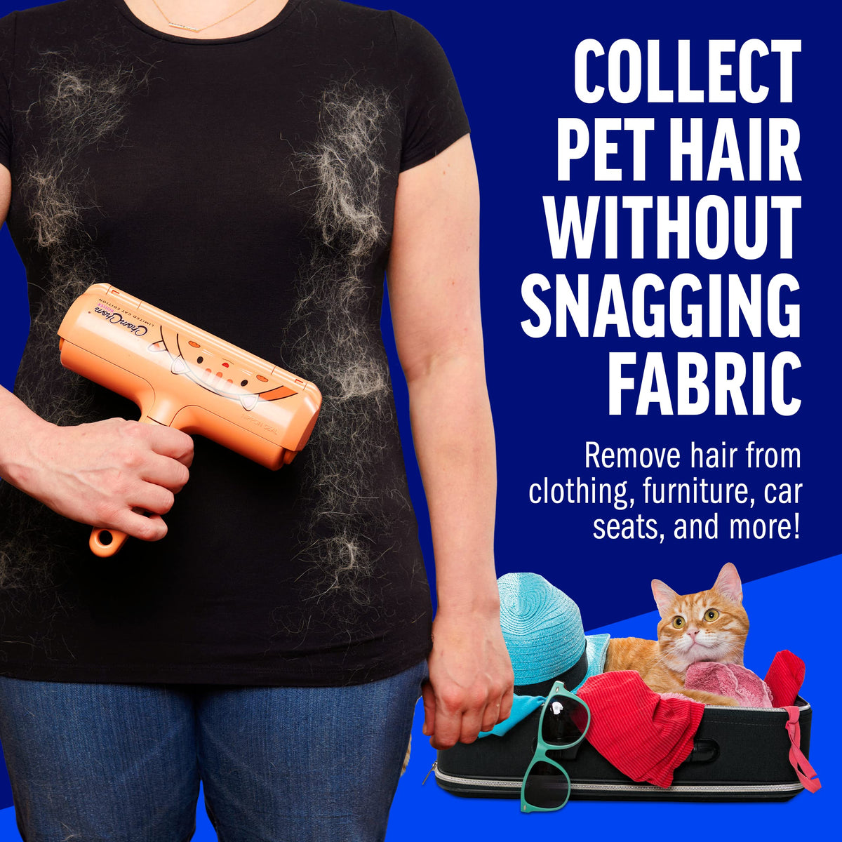 ChomChom Roller pet hair remover for carpet and car
