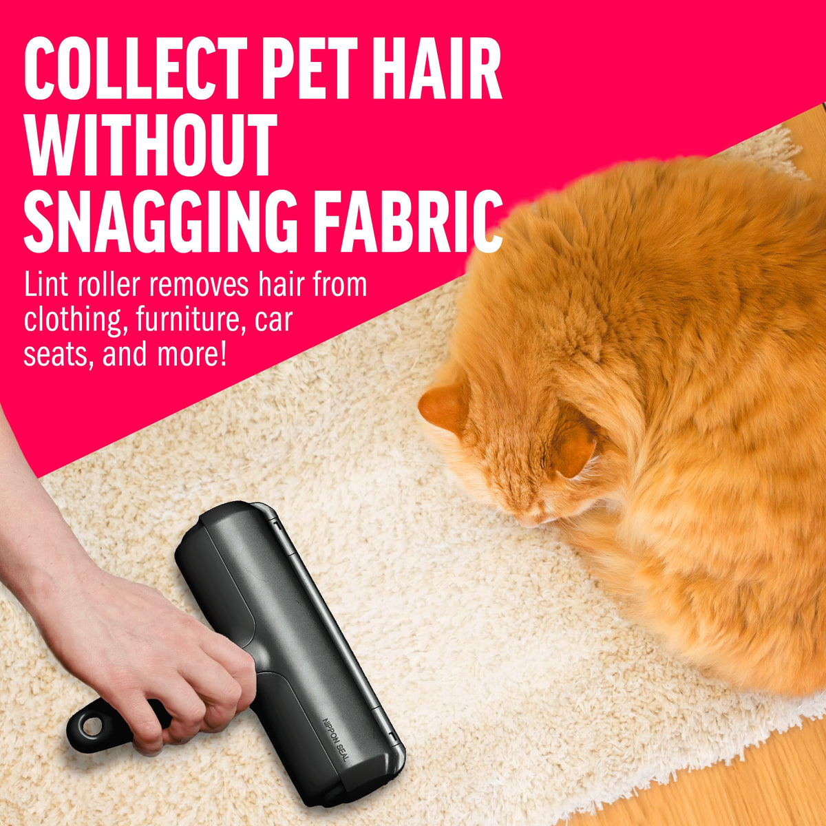 ChomChom Roller pet hair remover for carpet and car