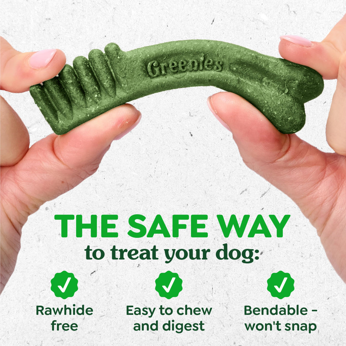 Greenies Teenie Natural Dental Dog Treats – Fresh Mint Flavor, 43 Count