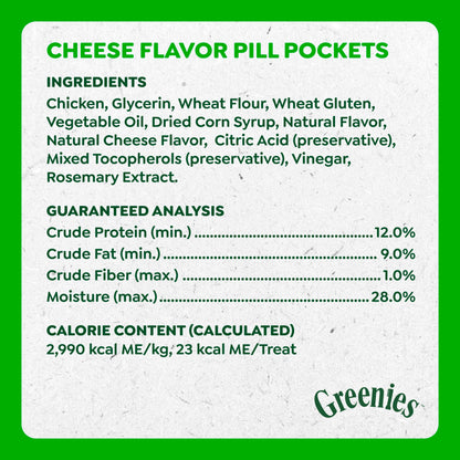 Greenies Pill Pockets for Large Dogs – Chicken Flavor, 15.8 oz