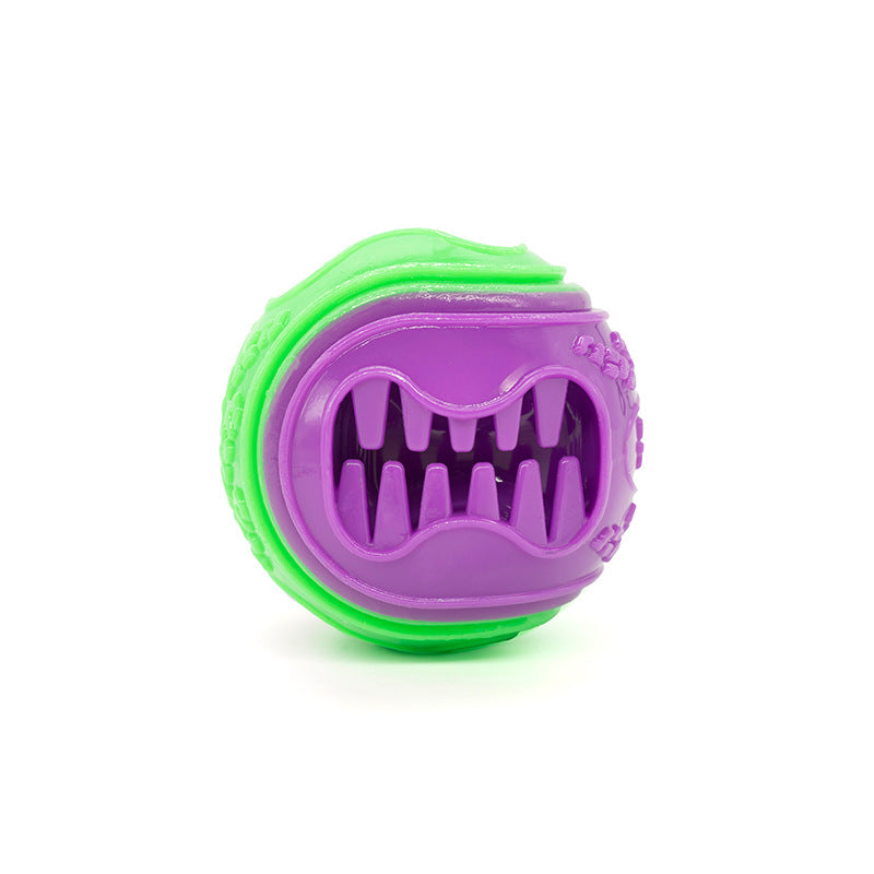 Pet Toy Dog Chewing Durable Ball Dog Bite Ball Training Ball TPR Feeding Toy