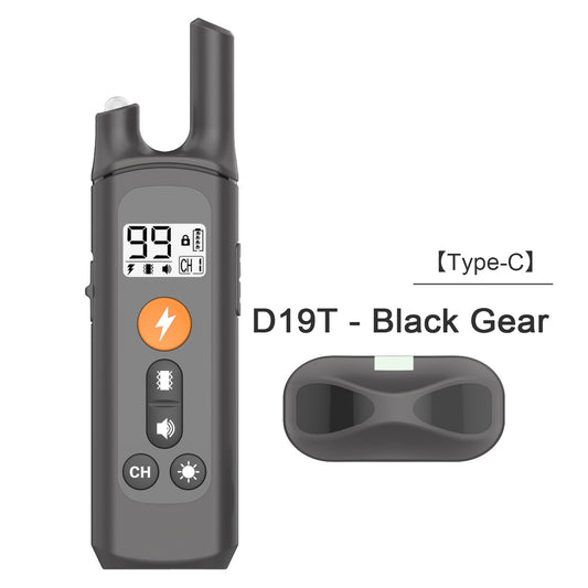 Remote Control Dog Trainer Bark Stop Electronic Shock Collar Rechargeable Waterproof Pet Training Collar