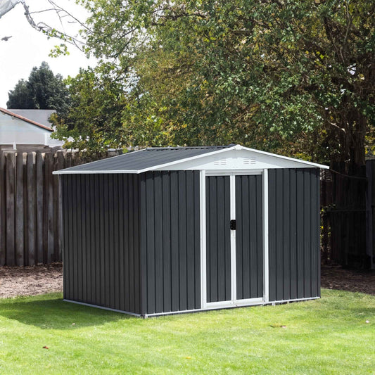 GO 47.2" Large Wooden Dog House Outdoor, Outdoor & Indoor Dog Crate, Cabin Style, With Porch, 2 Doors