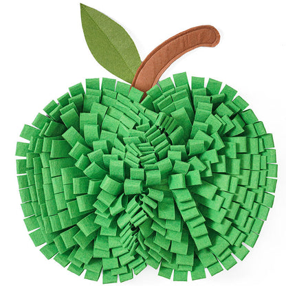 Pet Dog Apple Sniffing Mat Sniffing Tibetan Food Puzzle Training Toy Decompression Interactive Play Four Seasons Mat