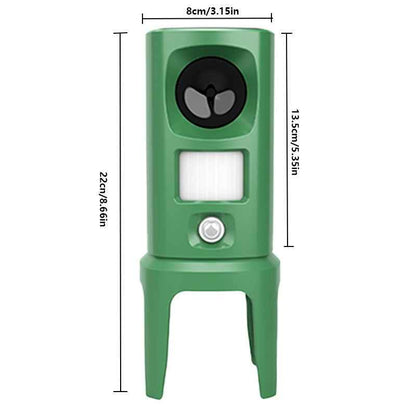 Solar mouse repeller, outdoor multi-floor cat repeller, LED explosion ultrasonic dog repeller