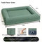 Green teddy velvet
