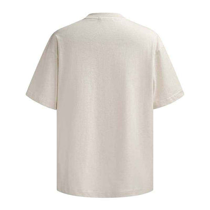 Animal print short sleeved t-shirt