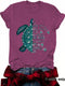Floral Dark Red