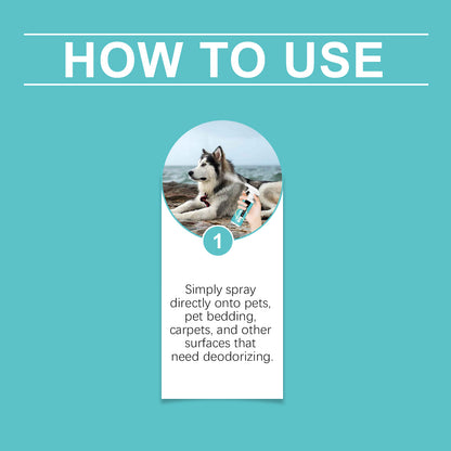 Yegbong Pet Deodorant Spray, Pet Deodorant Cleaning, Odor, Lasting Fragrance To Protect The Health Of Pets