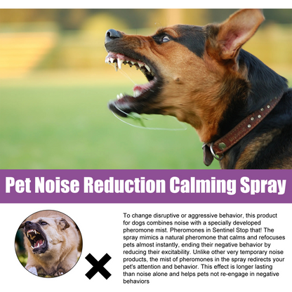 Yegbong Pet Noise Reduction Calming Spray, Prevent Stress Soothe Pet Calm Mood Reduce Pet Noise Spray