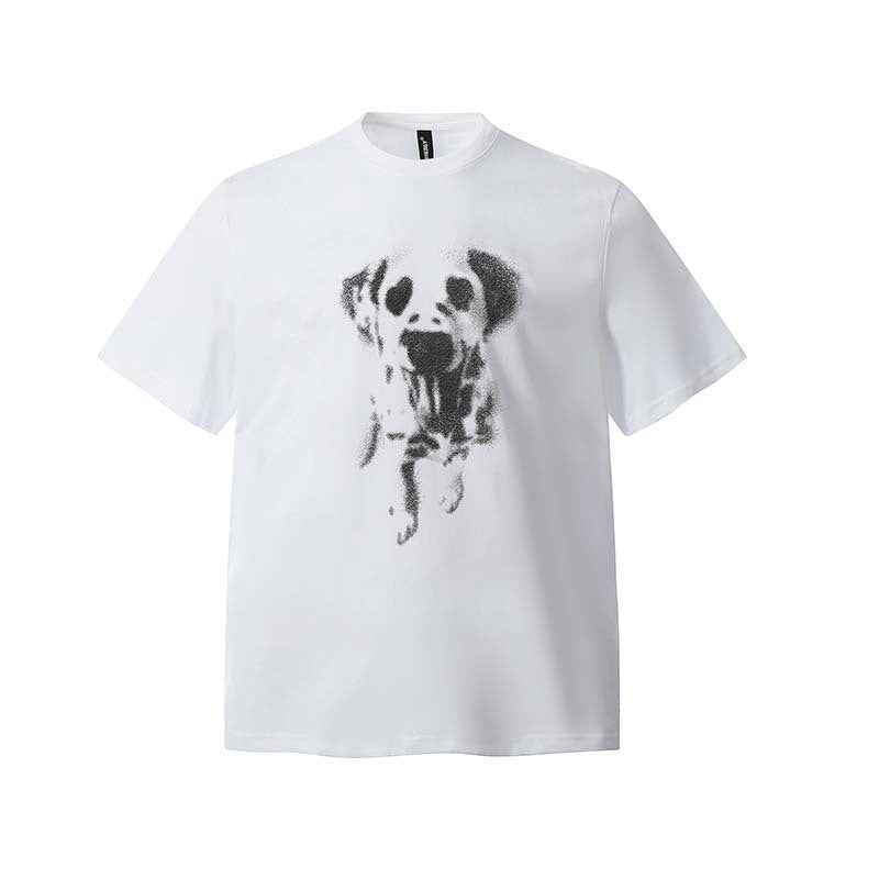 Animal Dog Printed Short sleeved T-shirt