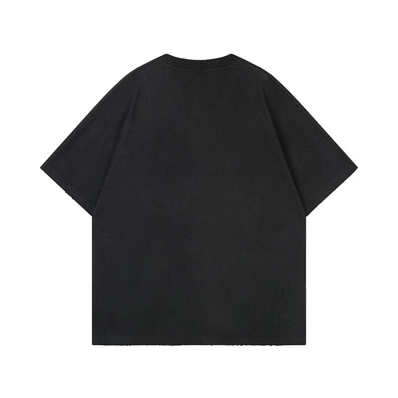 Abstract animal print short sleeved t-shirt