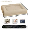Luxury Pet Bed for Dogs & Cats, Soft Foam, Washable Cover, All-Season Comfort, Durable & Stylish