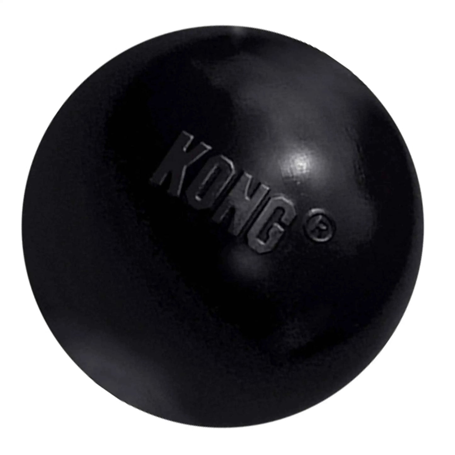 KONG - Extreme Ball - Durable Rubber Dog Toy for Power Chewers, Black
