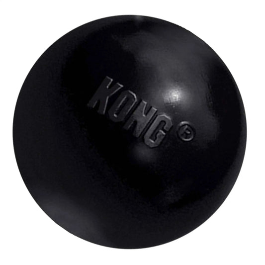 KONG - Extreme Ball - Durable Rubber Dog Toy for Power Chewers, Black