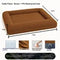 Brown teddy velvet waterproof liner