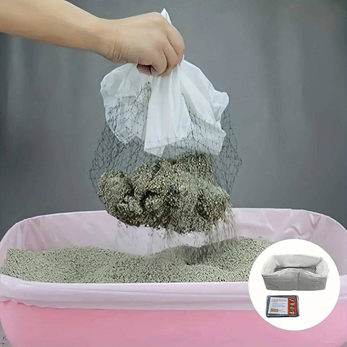 Reusable Cat Litter Box Waste Filters – Replacement Filter Nets
