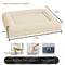white large velvet fabric