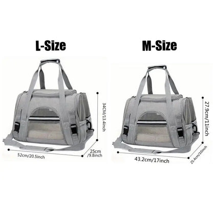 Pet Carrier for Large and Medium Cats, Soft-Sided Pet Carrier for Big Medium Cats and Puppy, Dog Carriers