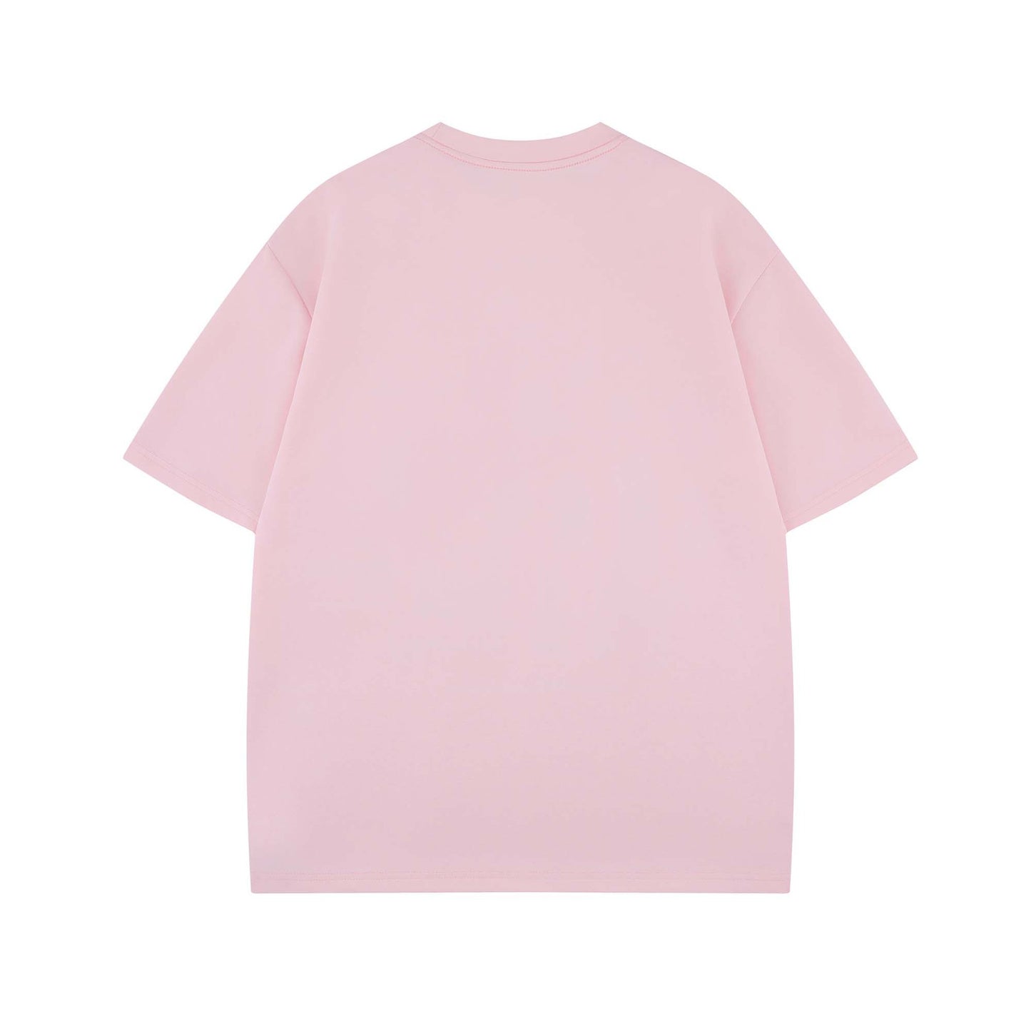 Street Style Fun Animal Letter Print Short Sleeve T-Shirt Unisex Loose Casual Three-Quarter Sleeve
