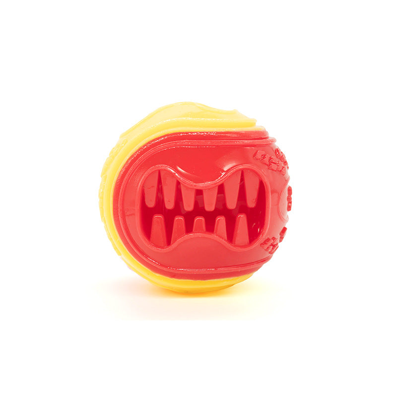 Pet Toy Dog Chewing Durable Ball Dog Bite Ball Training Ball TPR Feeding Toy