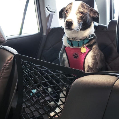 Pet isolation net, dog car protection net, car mounted anti fall pet