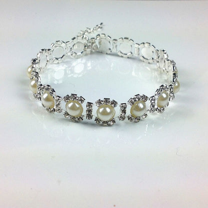 Pet Cat Collar Necklace Dog Collar Pearl Necklace Jewelry Pet Collar Pet Supplies Pet Supplies Dog Collar Gato Puppy Collar