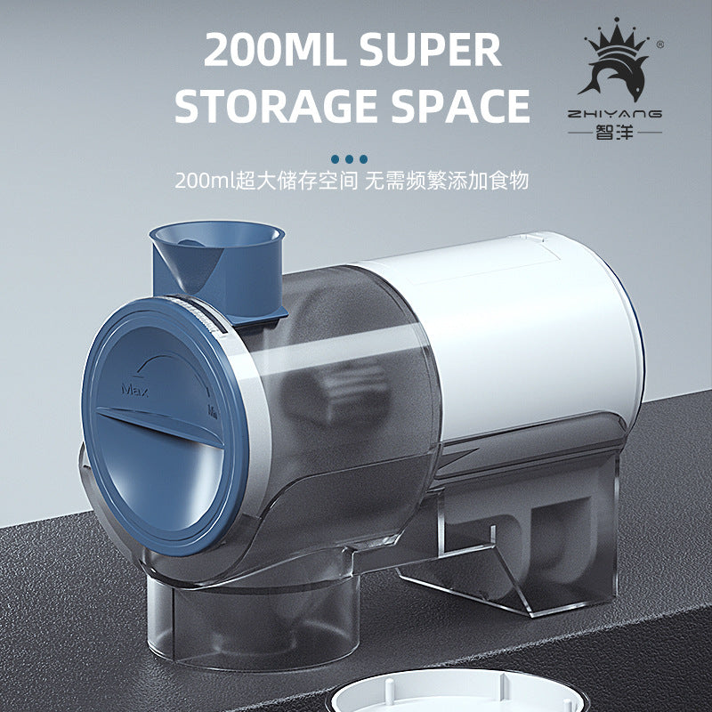 Automatic Fish Feeder Fish Tank Feed Pellet Timing Feeding Machine LCD Feeding Machine