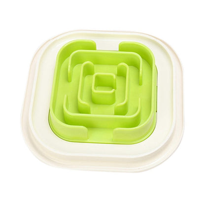 Pet Maze Bowl for Developing Healthy Diet Dogs Plastic Food Slowing Eating Speed Feeding Bowl