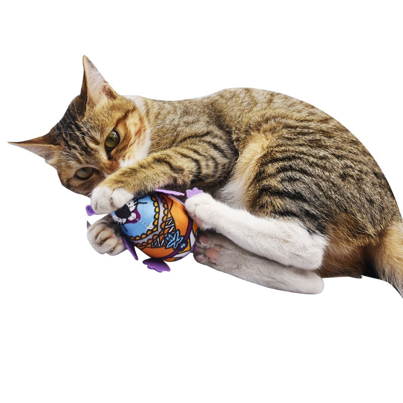 Catnip Mouse Toy with Bell – Interactive Plush Toy for Cats & Kittens