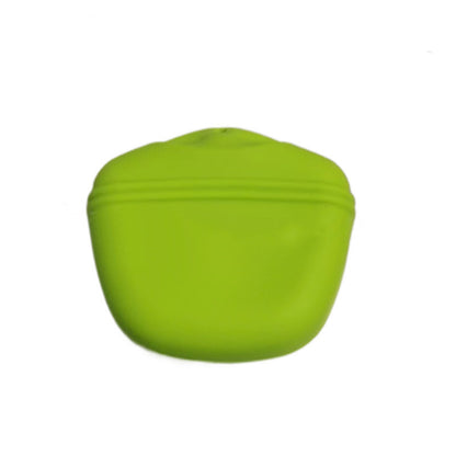 Silicone Pet Training Bag Dog Treat Bag Outdoor Training Snack Waist Bag